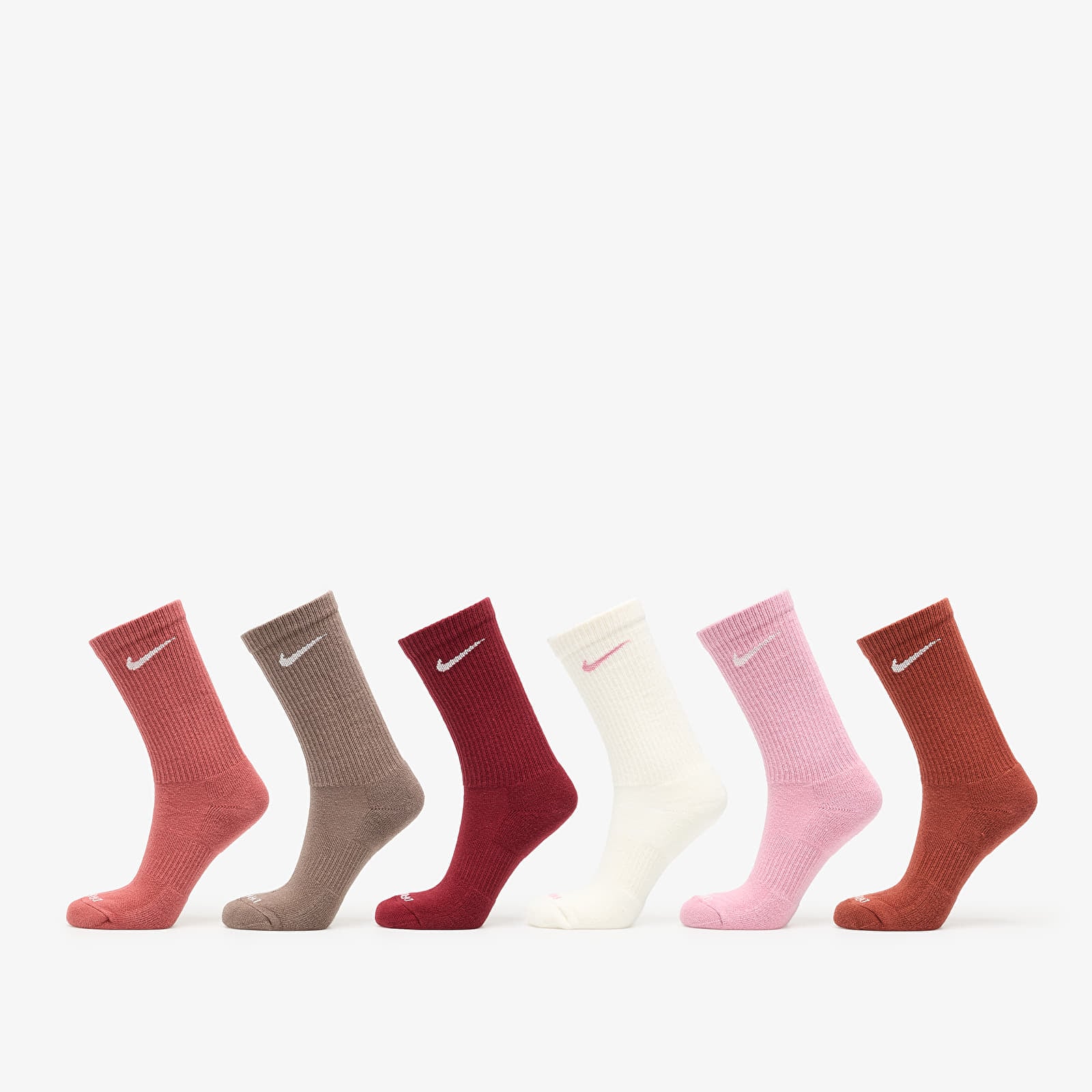 Socken für Männer Nike Everyday Plus Cushioned Training Crew Socks 6-Pack Multi Color