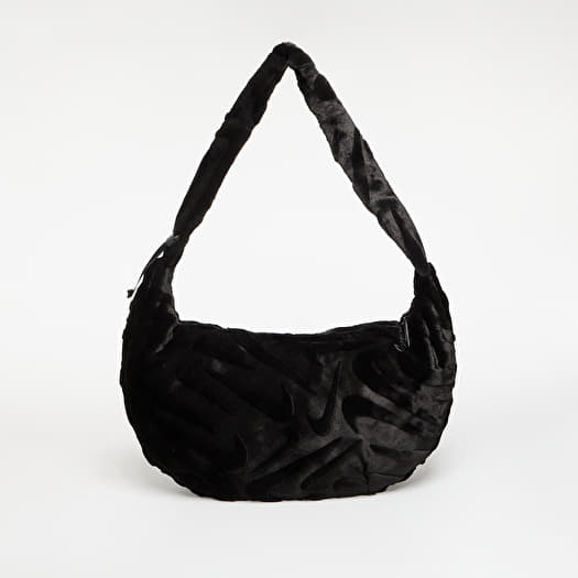 Tasche Nike Sportswear Faux Fur Slouchy Bag 19L Black/ Black