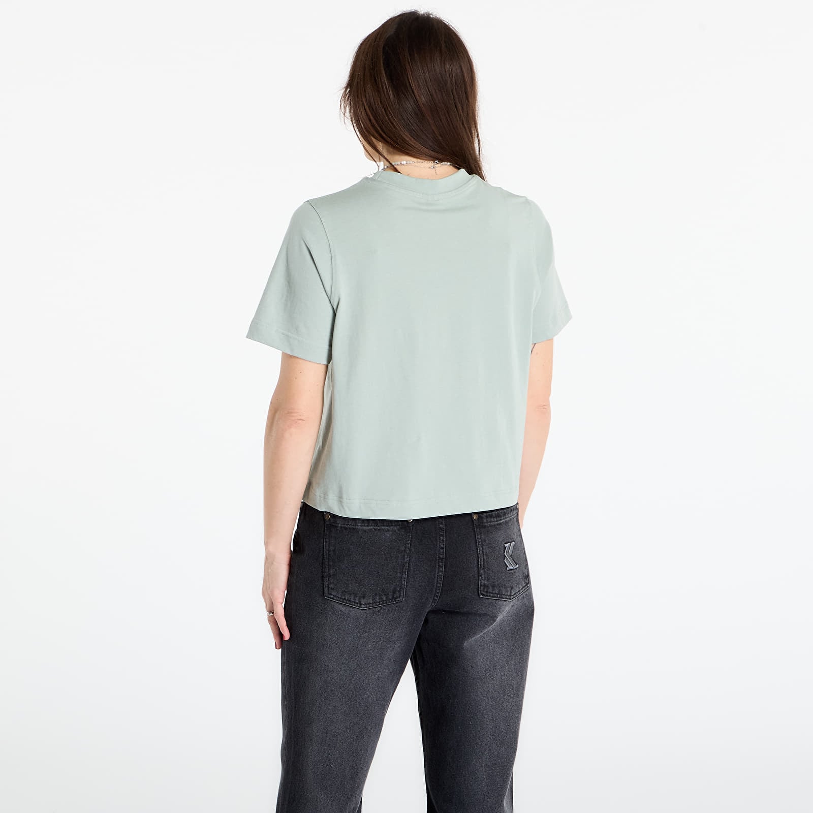 T-paidat Queens Women's Essential T-Shirt With Contrast Print 5-Pack Black/ White/ Navy/ Lavender/ Leaf