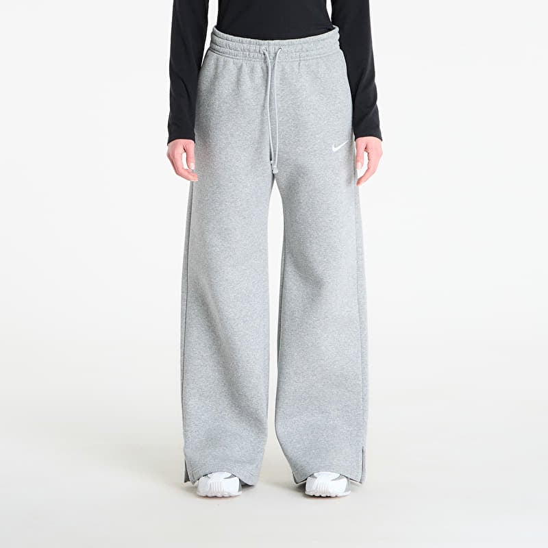 Jogginghosen Nike Sportswear Phoenix Fleece Women's High-Waisted Wide-Leg Pants Dk Grey Heather/ Sail