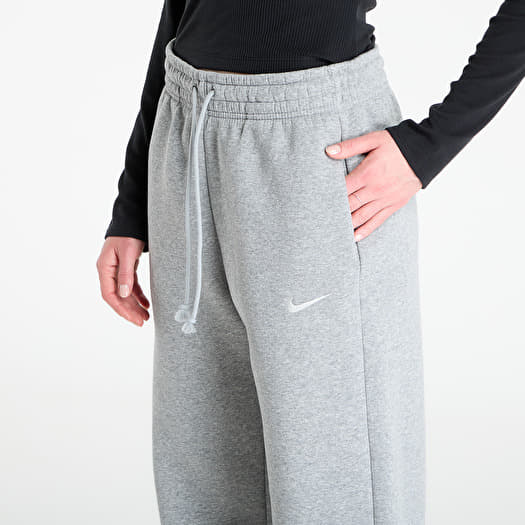 grey nike wide leg joggers
