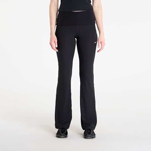 Nike Sportswear Chill Knit Women's Mid-Rise Tight Ribbed Pants Black/ Sail