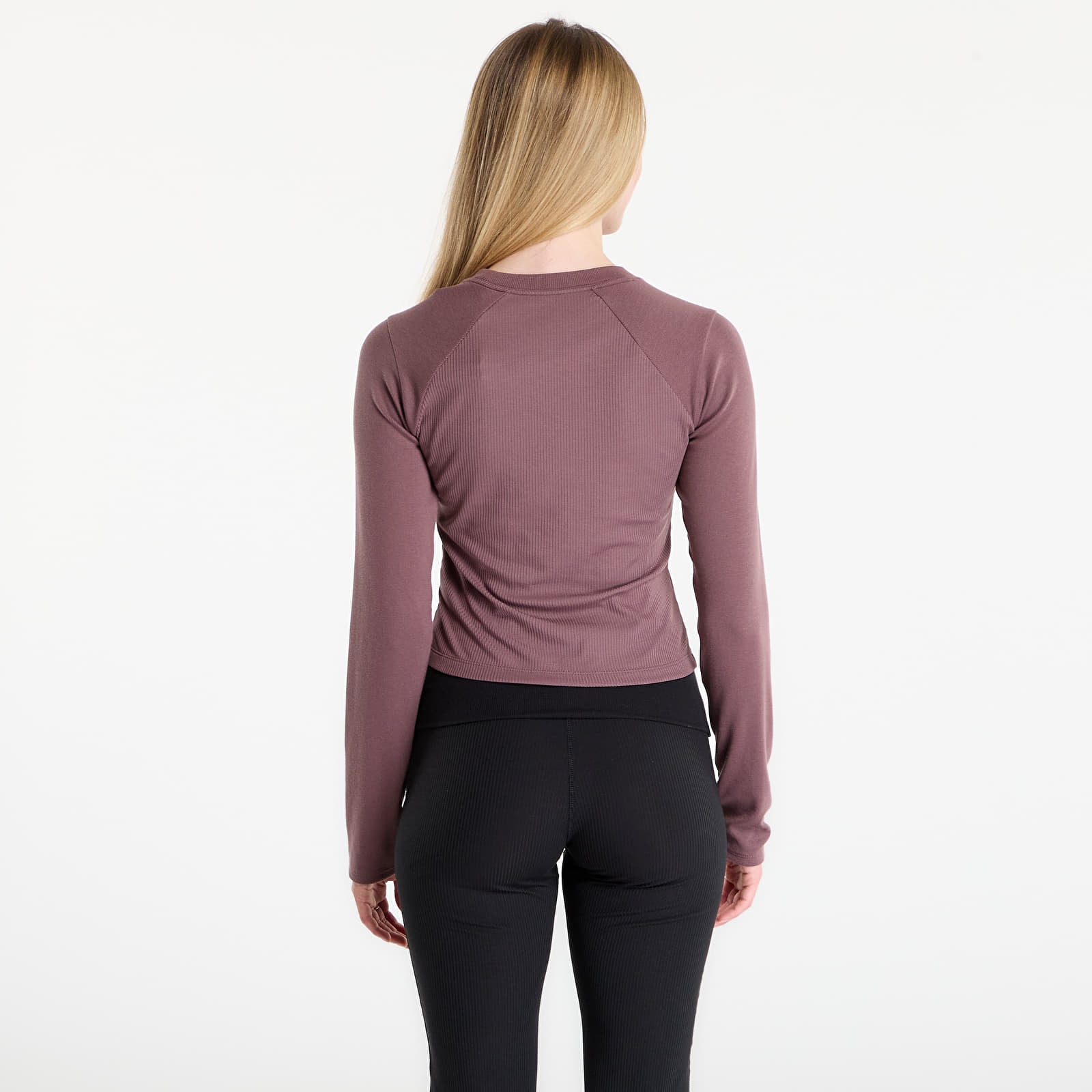 Trička Nike Sportswear Chill Knit Women's Tight Long-Sleeve Ribbed Top Tattoo/ Sail