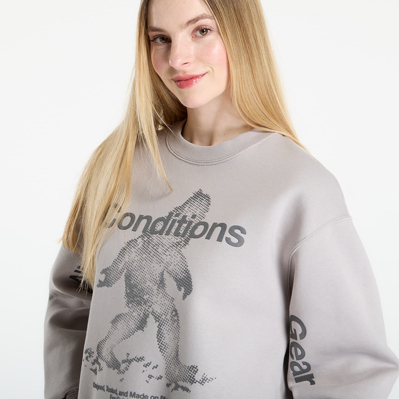 Sweats à capuche femme Nike ACG "Tuff Fleece" Women's Therma-FIT Crew-Neck Sweatshirt College Grey/ Anthracite/ Summit White