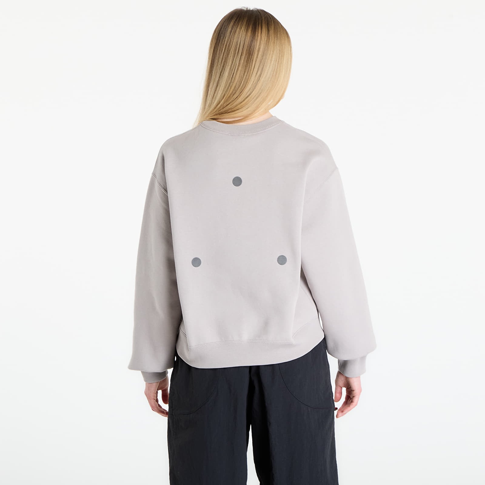 Sweats à capuche femme Nike ACG "Tuff Fleece" Women's Therma-FIT Crew-Neck Sweatshirt College Grey/ Anthracite/ Summit White