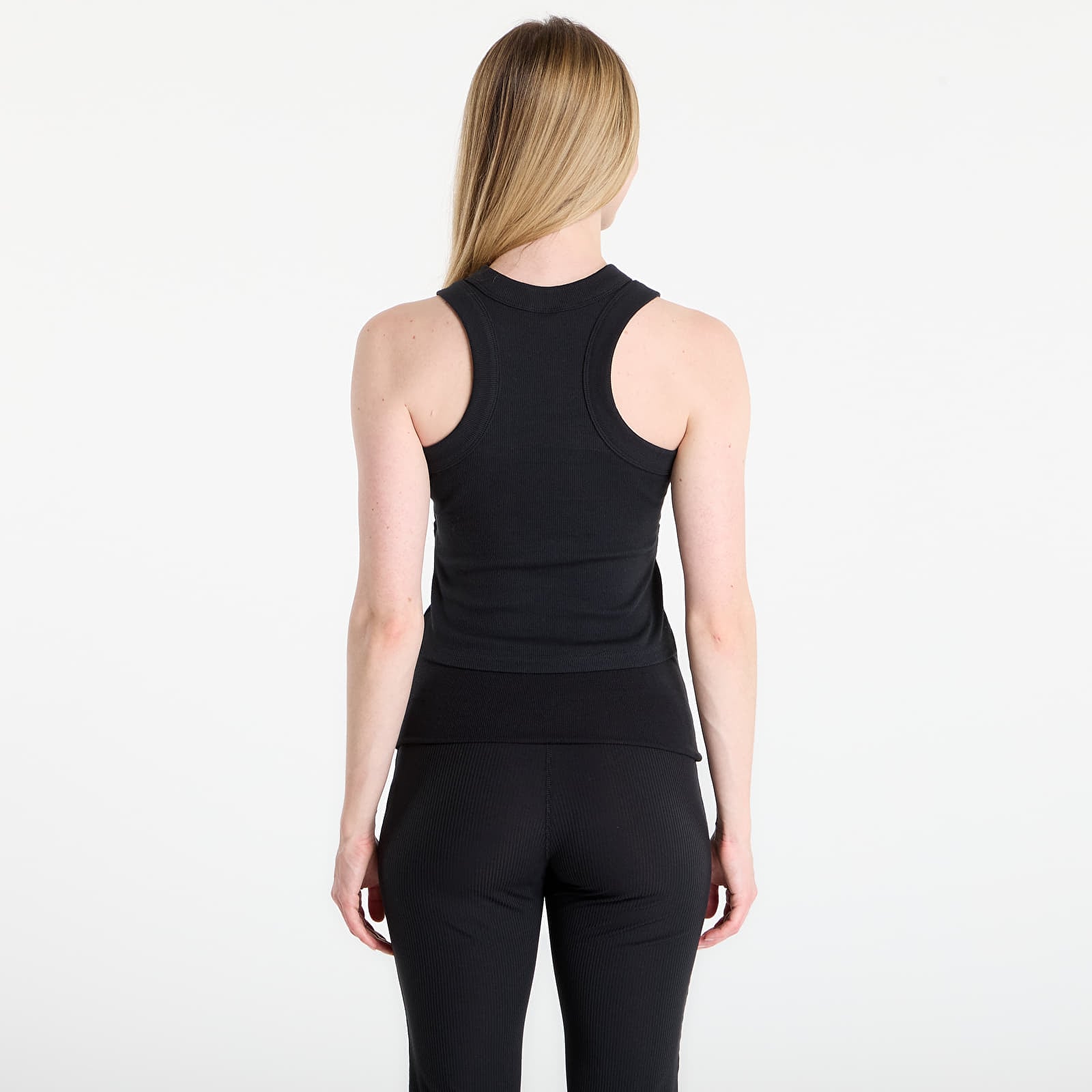 Oberteile Nike Sportswear Chill Knit Women's Tight Ribbed Tank Top Black/ Sail