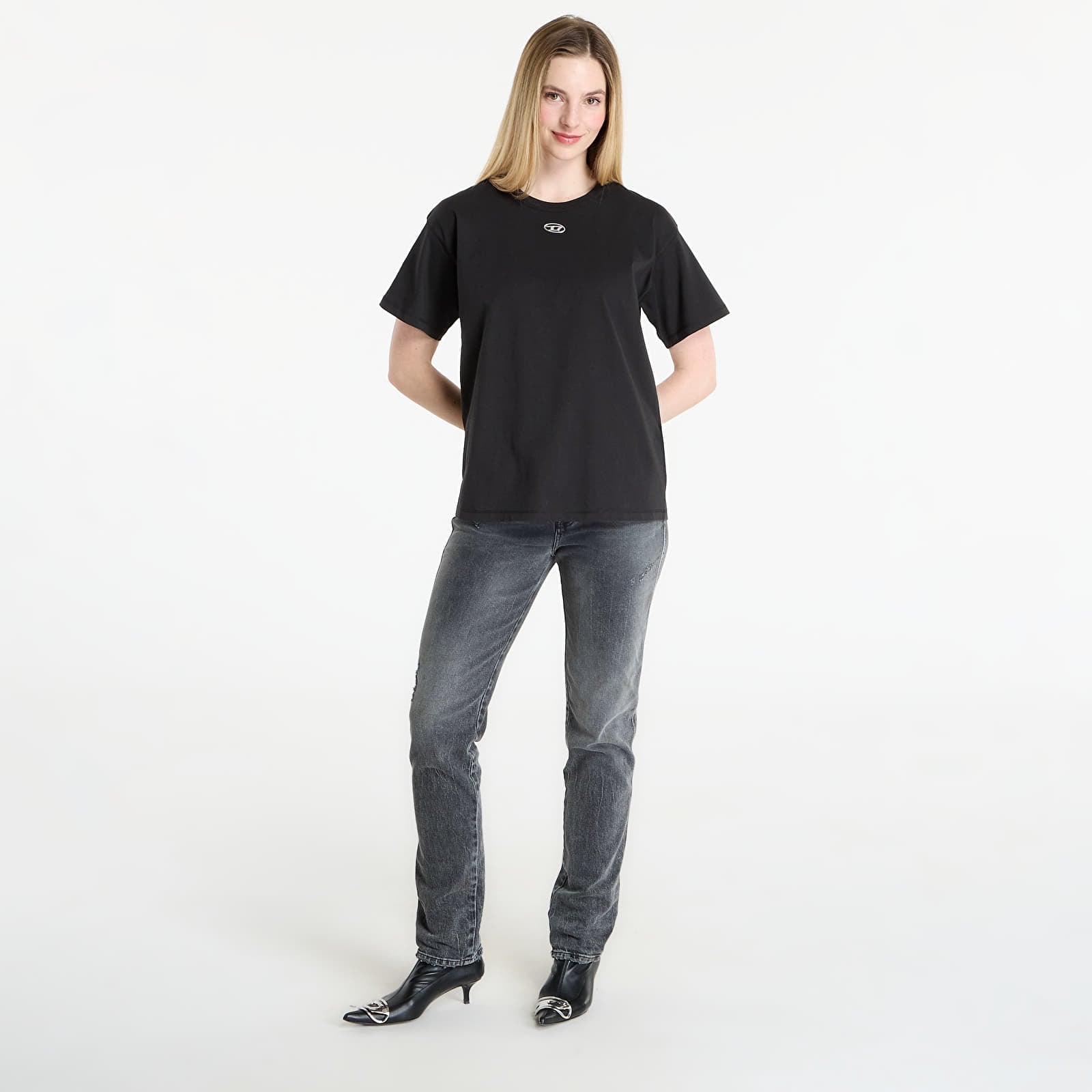 Pólók DIESEL T-Normy-Od-S1 T-Shirt Black