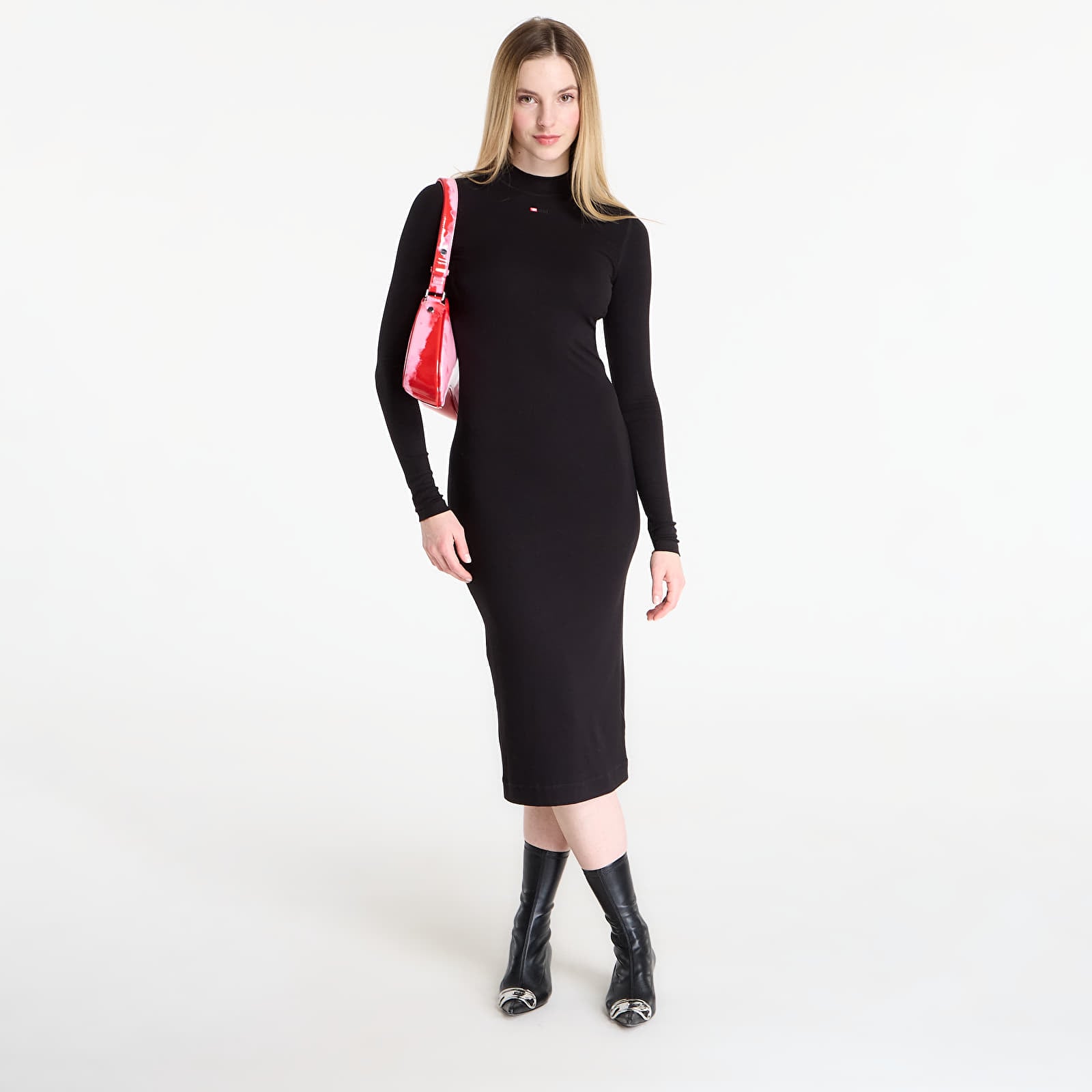 Dresses DIESEL D-Mokky-Ls-Microdiv Dress Black