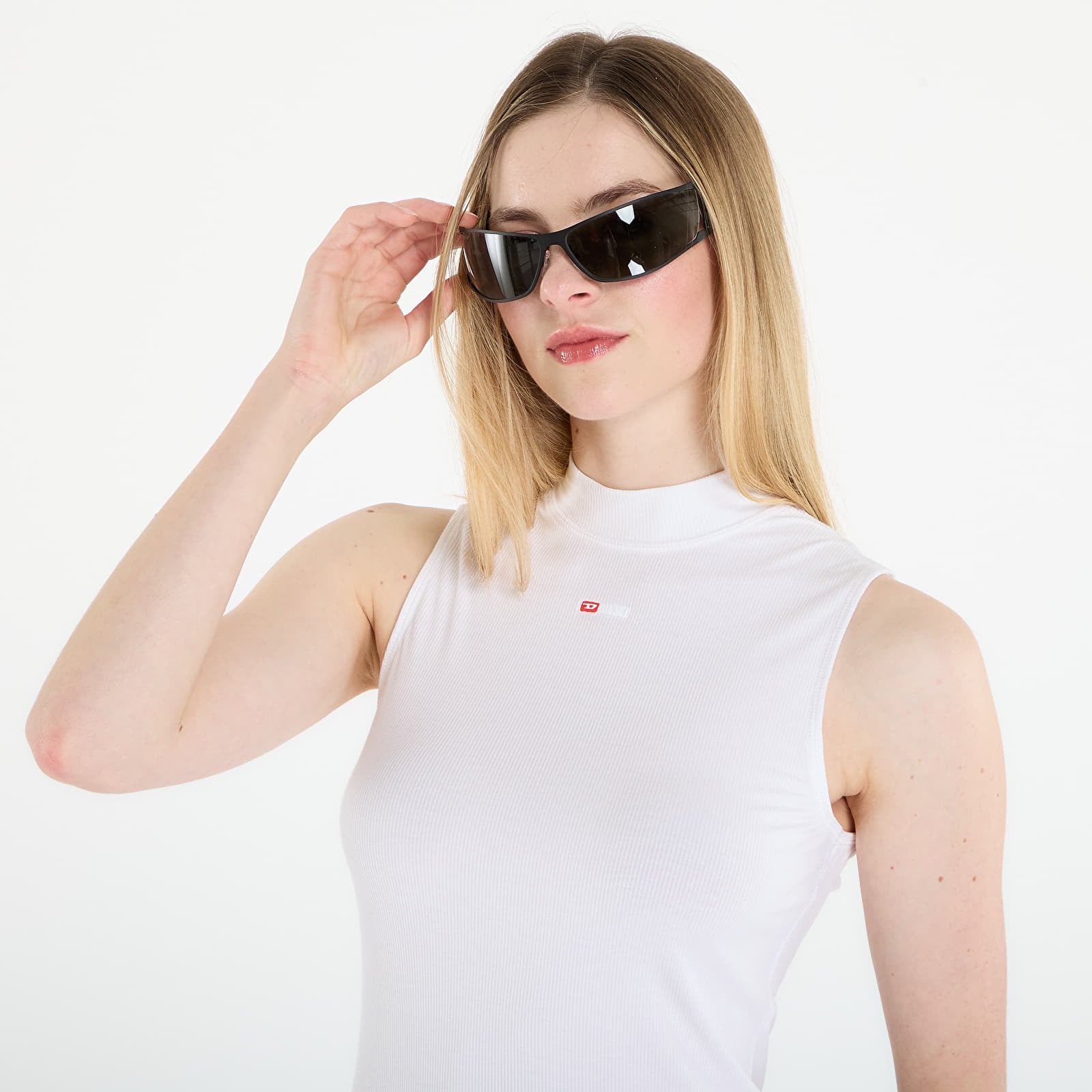 Tank tops DIESEL T-Mokky-Sl-Microdiv Tank Top White