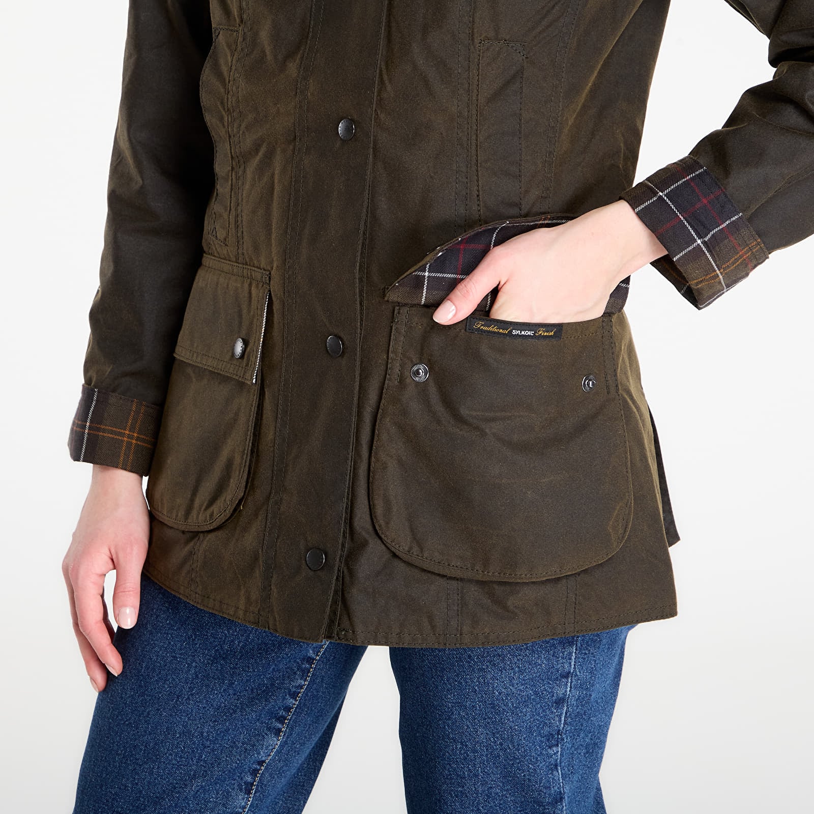 Bundy Barbour Classic Beadnell Wax Jacket Olive
