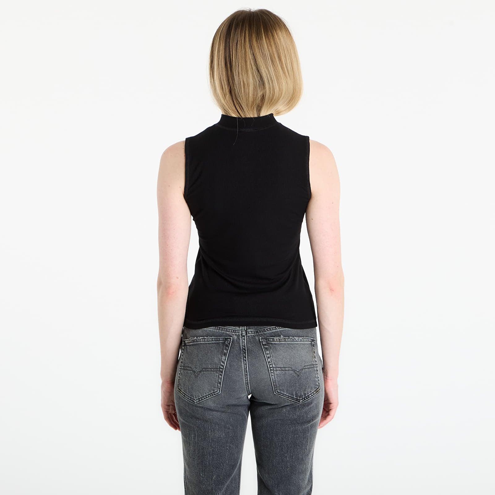 Tank tops DIESEL T-Mokky-Sl-Microdiv Tank Top Black