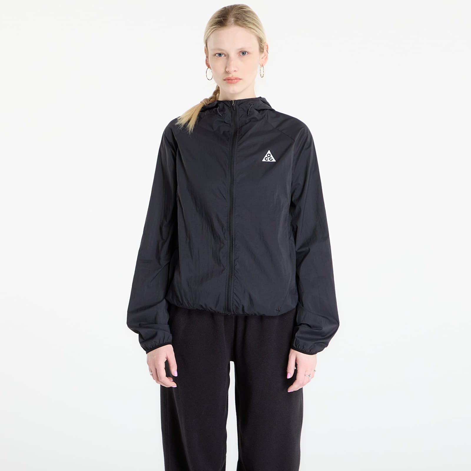 Women's jackets Nike ACG Women's Repel Trail Running Jacket Black/ White/ Summit White