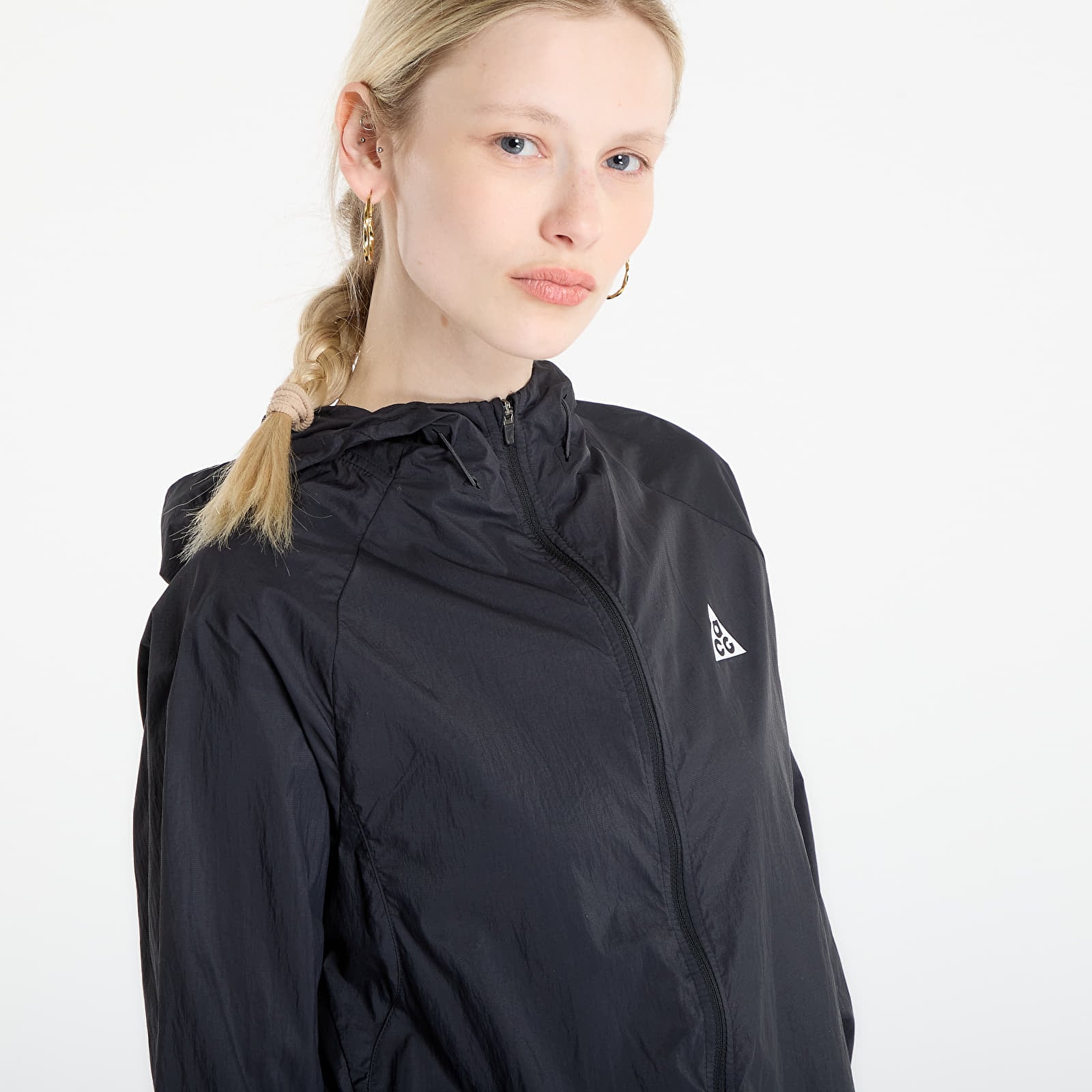 Women's jackets Nike ACG Women's Repel Trail Running Jacket Black/ White/ Summit White