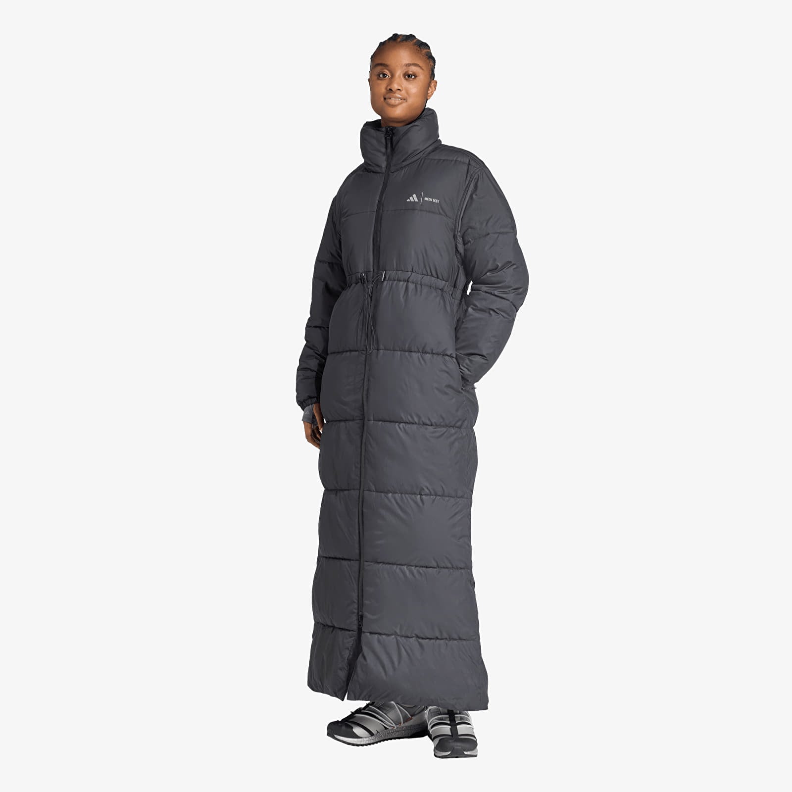 Jakne adidas Long Puffer Black