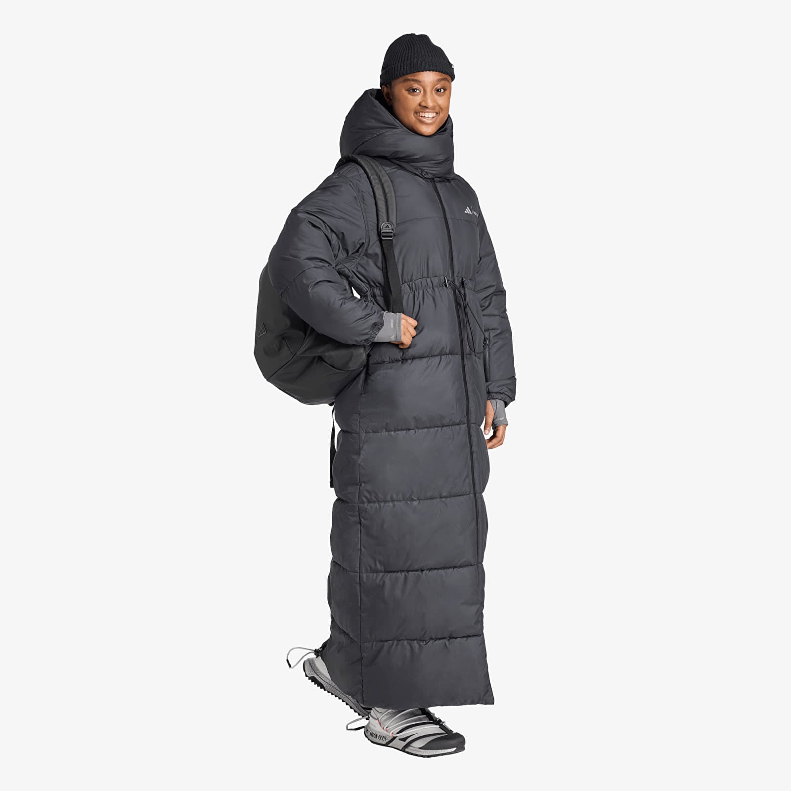 Jakne adidas Long Puffer Black