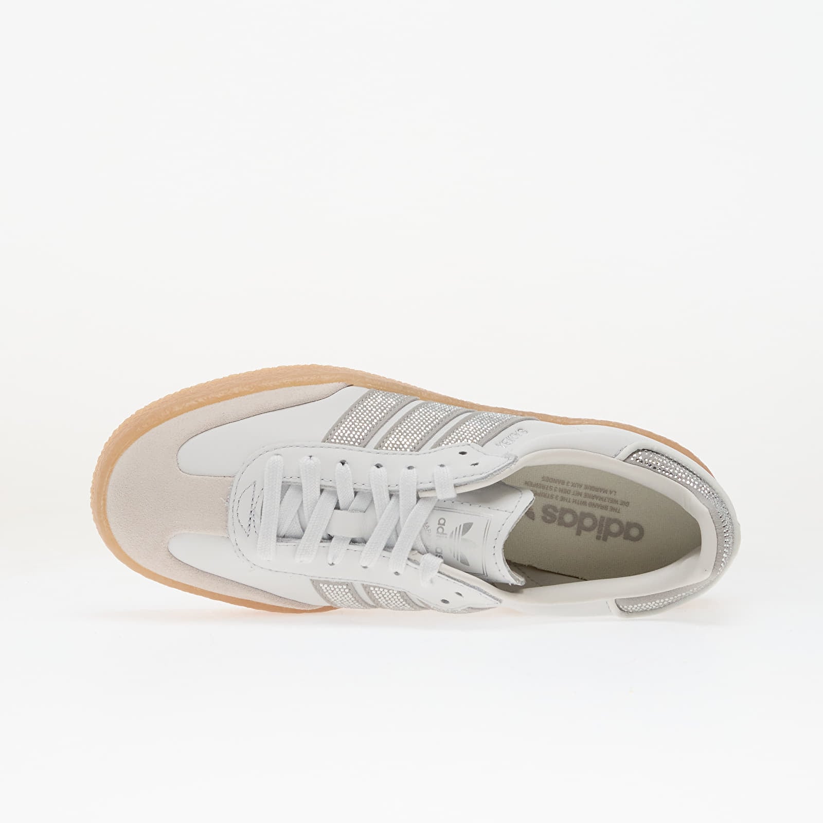 Sieviešu kedas un apavi adidas Sambae W Crystal White/ Silver Metallic/ Gum4
