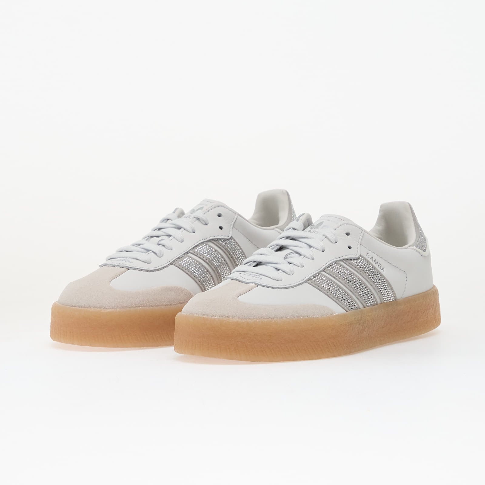 Sieviešu kedas un apavi adidas Sambae W Crystal White/ Silver Metallic/ Gum4