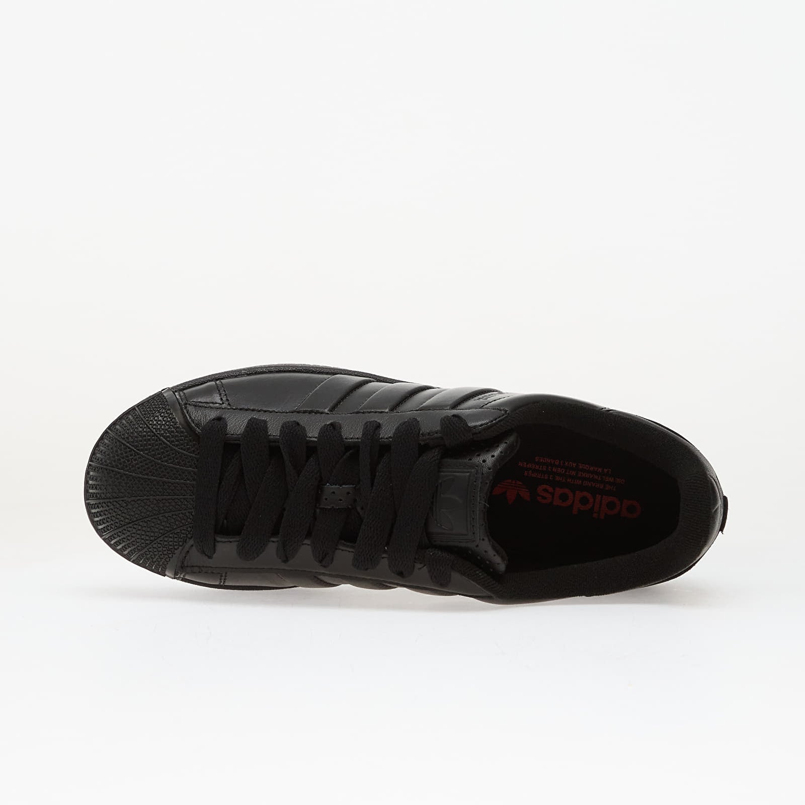 Pánské tenisky a boty adidas Superstar II Core Black/ Core Black/ Better Scarlet