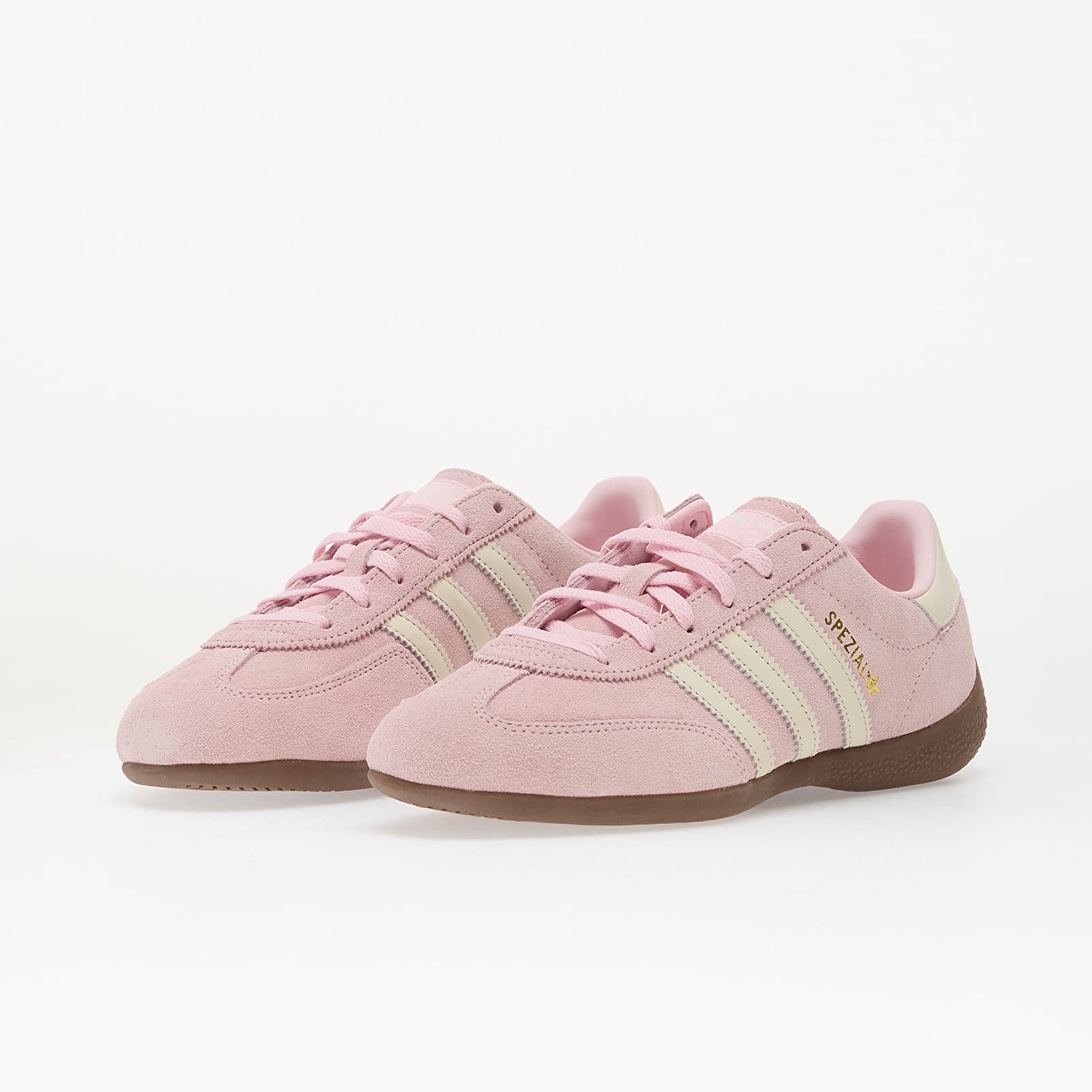 Dámské tenisky a boty adidas Handball Spezial Lo Pro W Clear Pink/ Off White/ Gold Metallic