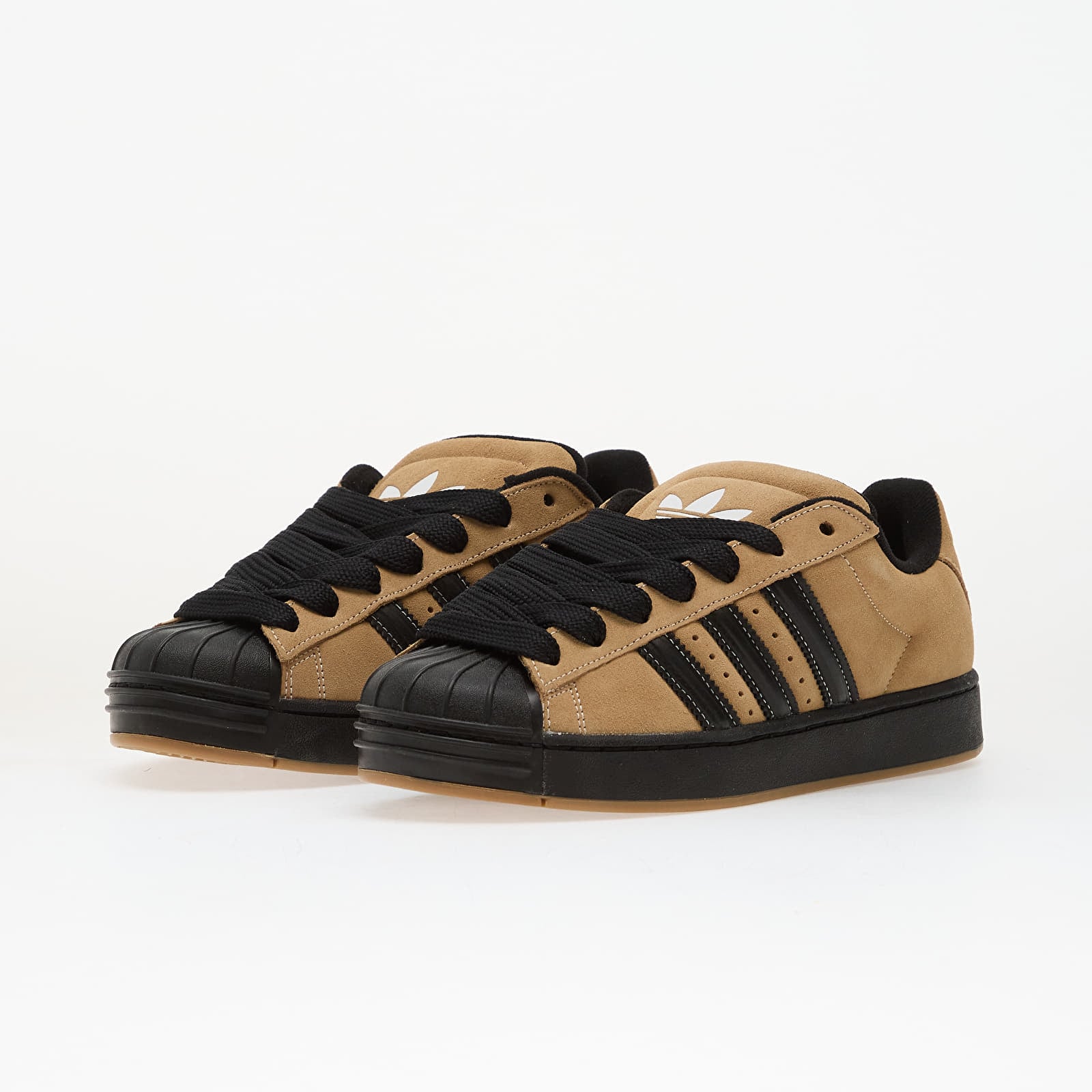 Scarpe uomo adidas Superstar St Cardboard/ Core Black/ Gum4