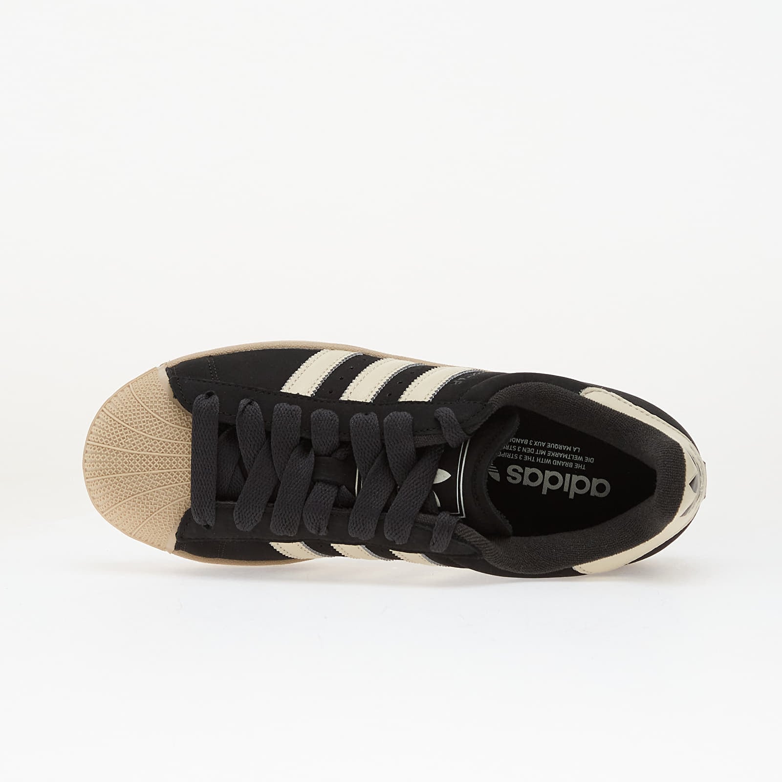 Férfi cipők adidas Superstar II Core Black/ Off White/ Stokha