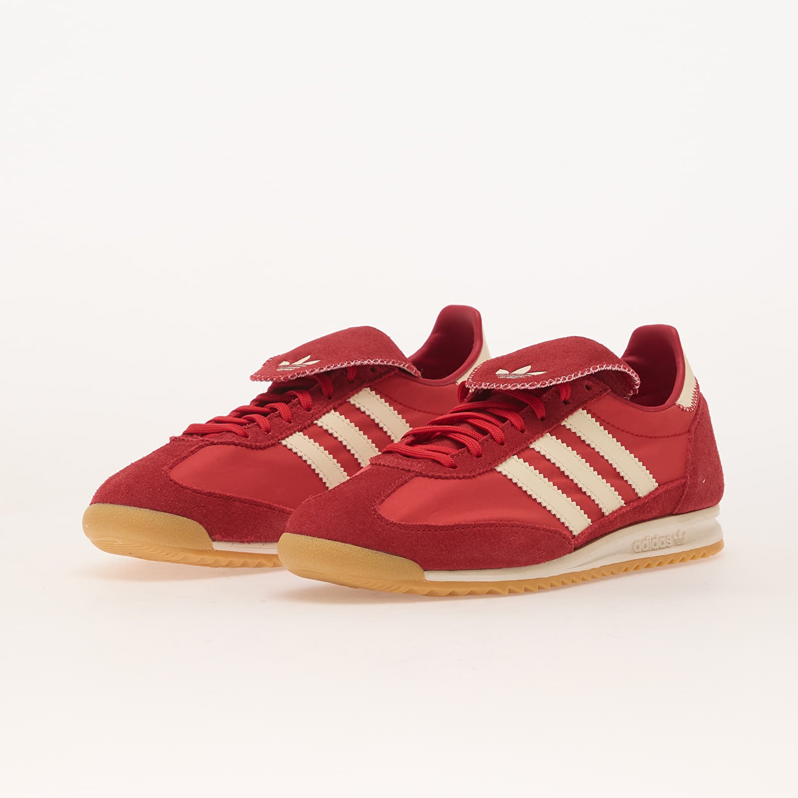 Women's sneakers and shoes adidas SL 72 Og Lt W Crew White/ Better Scarlet/ Crew White