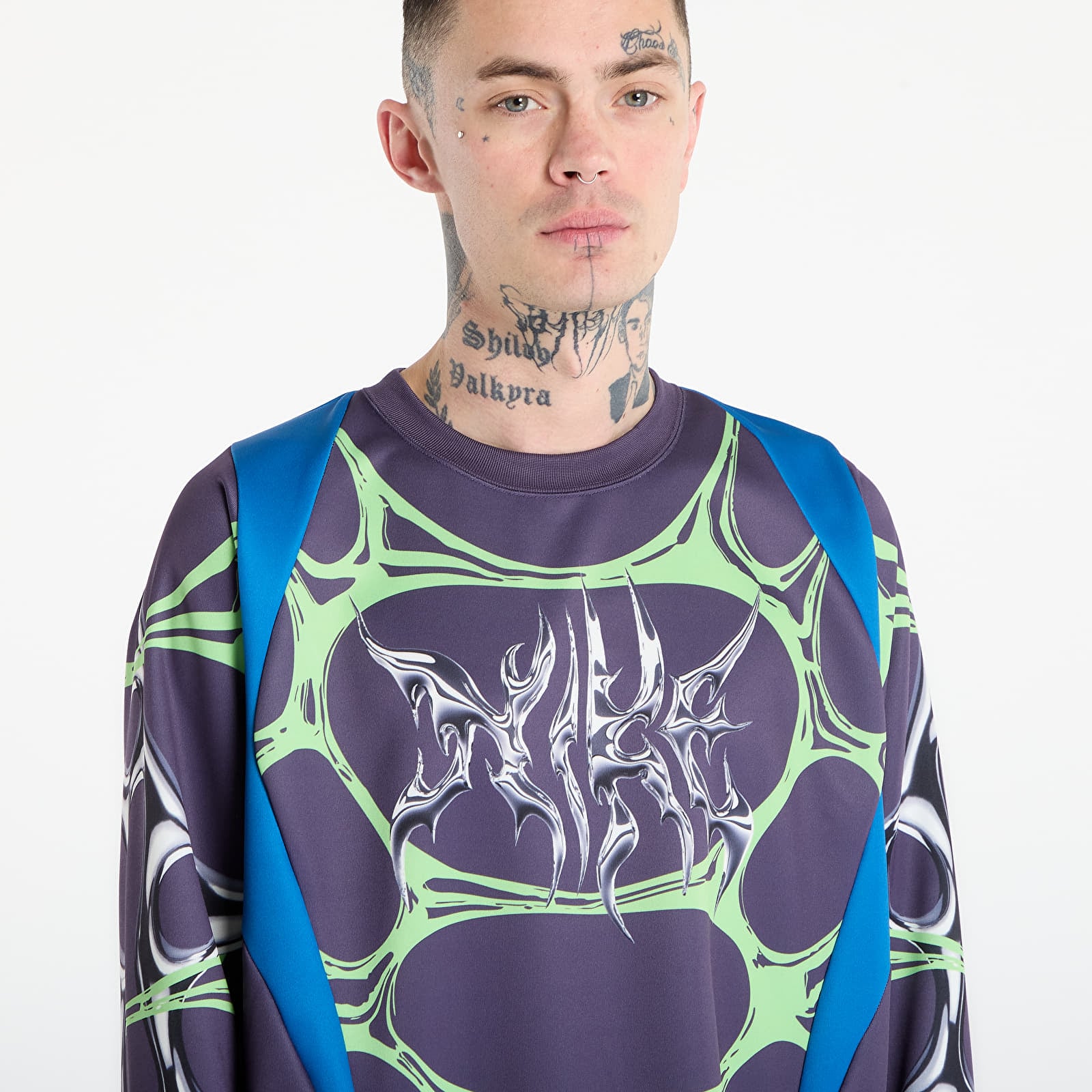 Trikots Nike Project F.R.O.G. Men's Jelly Cage Jersey Brilliant Blue/ Dark Raisin/ Vivid Purple