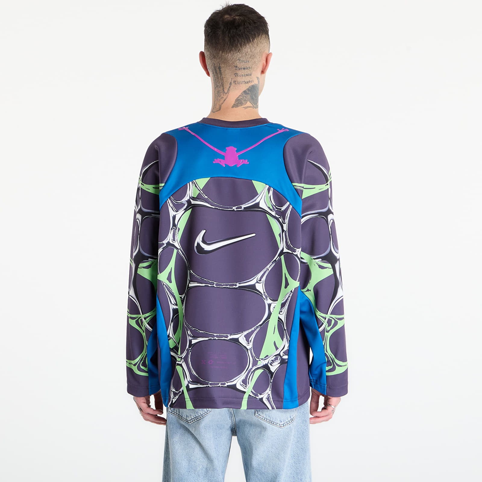 Trikots Nike Project F.R.O.G. Men's Jelly Cage Jersey Brilliant Blue/ Dark Raisin/ Vivid Purple