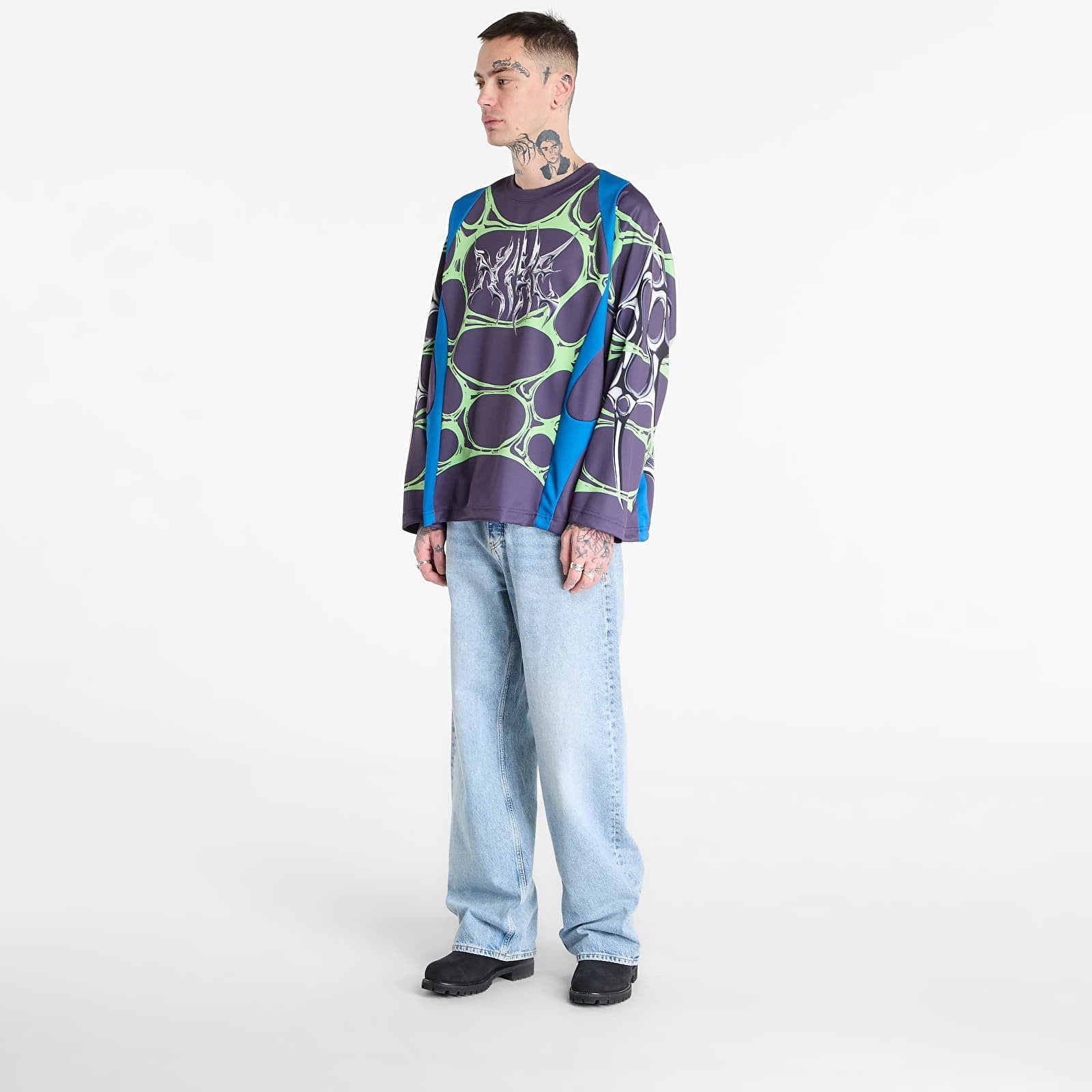 Trikots Nike Project F.R.O.G. Men's Jelly Cage Jersey Brilliant Blue/ Dark Raisin/ Vivid Purple