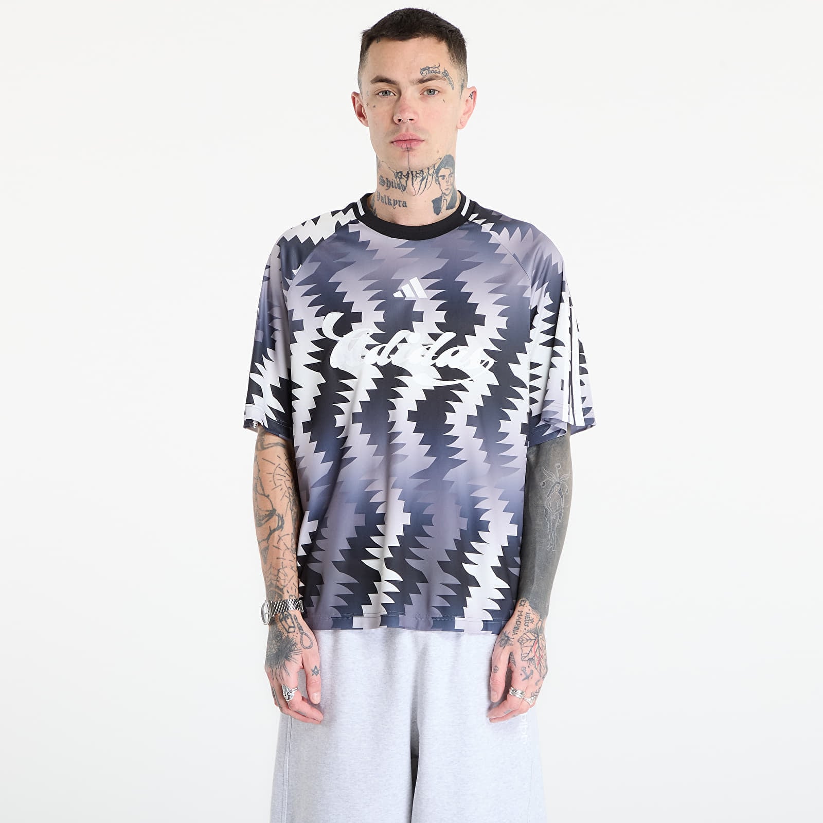 T-shirt adidas M Tiro Cg Aw T Grey Four/ Black/ Owhite/ Carbon XXL