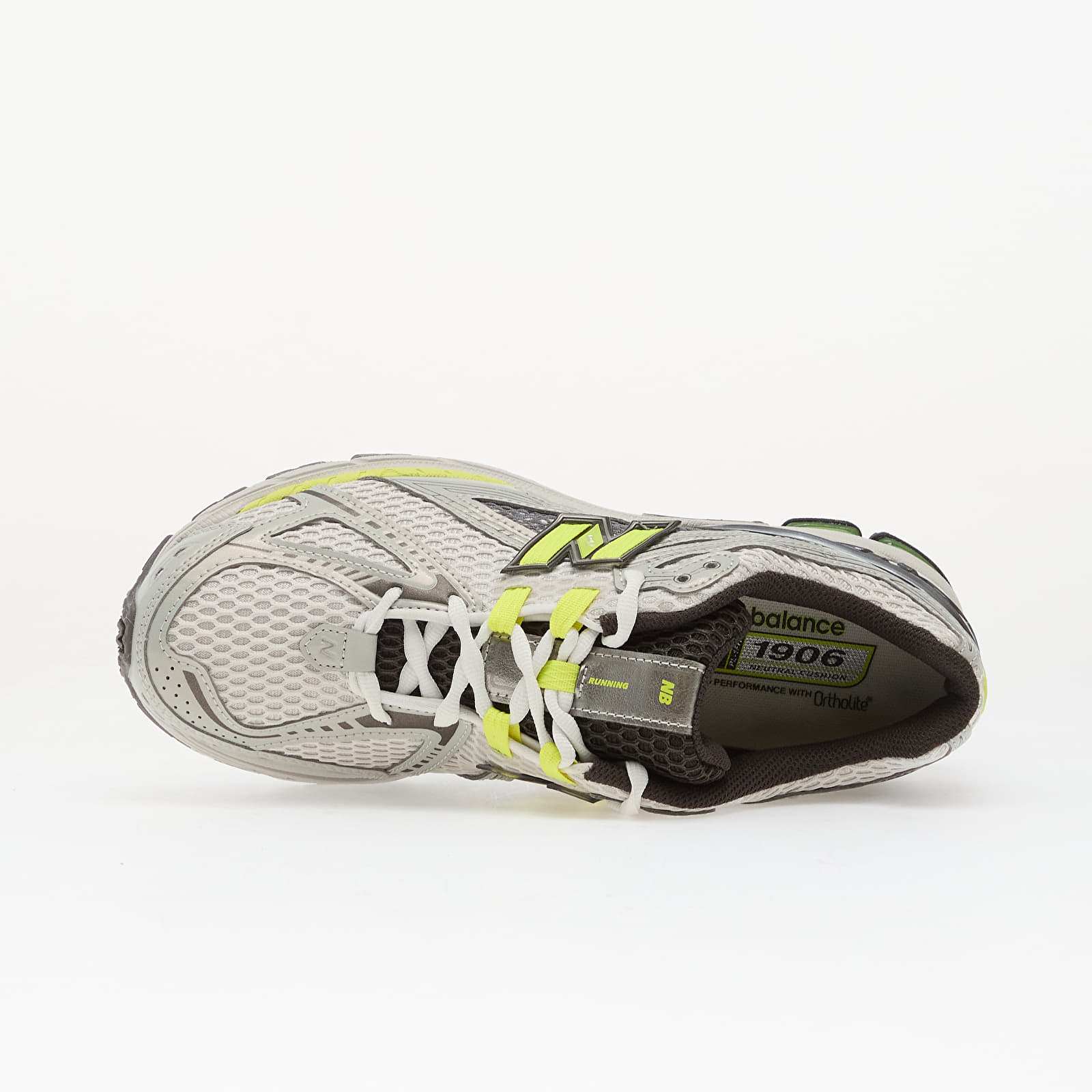 Pánské tenisky a boty New Balance 1906 Light Silver Metallic/ Alkaline Green