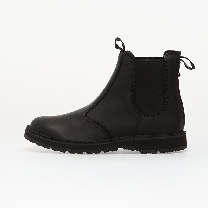 Clarks Solsbury Easy Black Leather