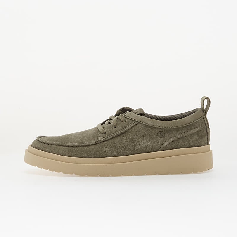 Clarks Polden Moc Sage Suede