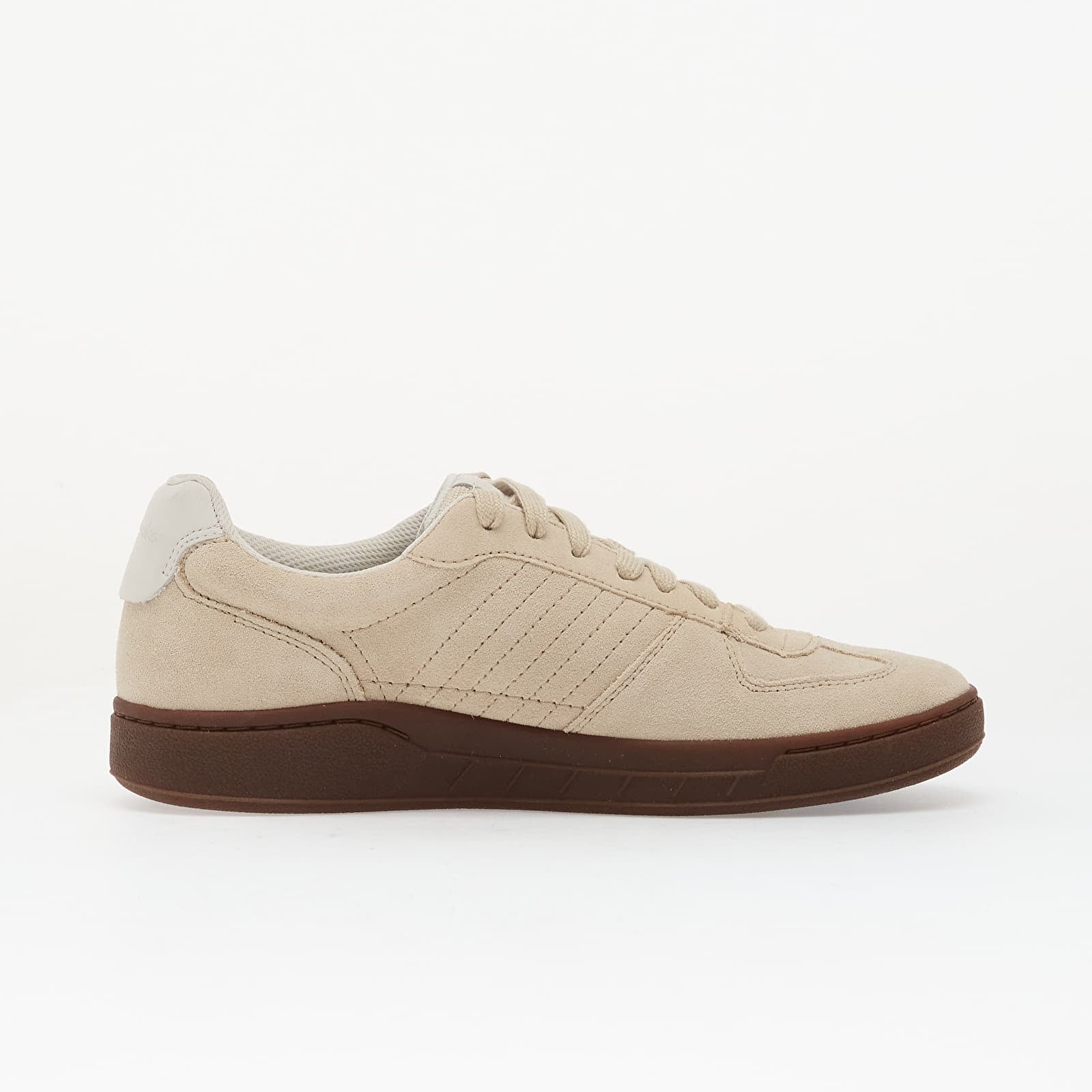 Pánské tenisky a boty Clarks CraftRally Ace Off White Suede