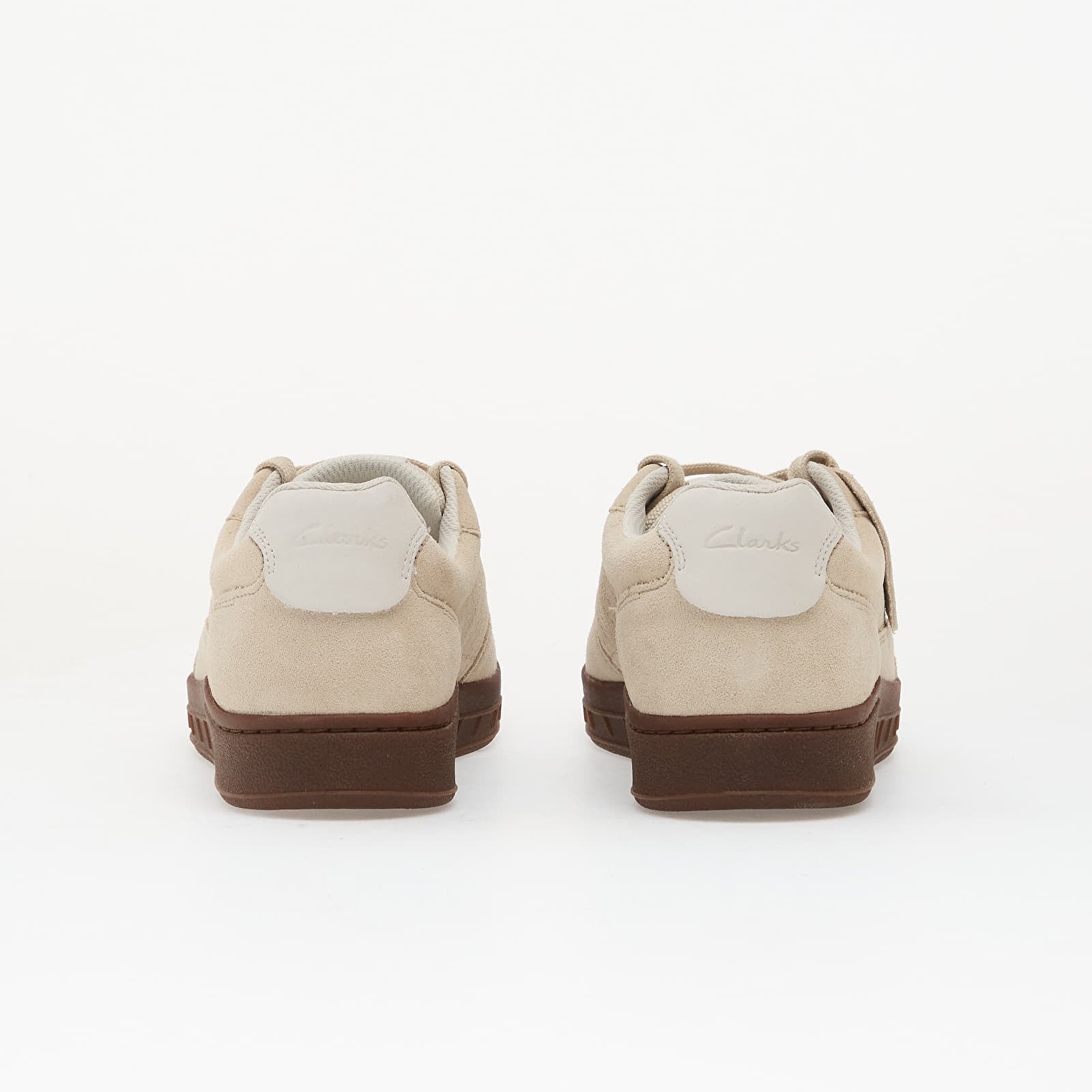 Pánské tenisky a boty Clarks CraftRally Ace Off White Suede