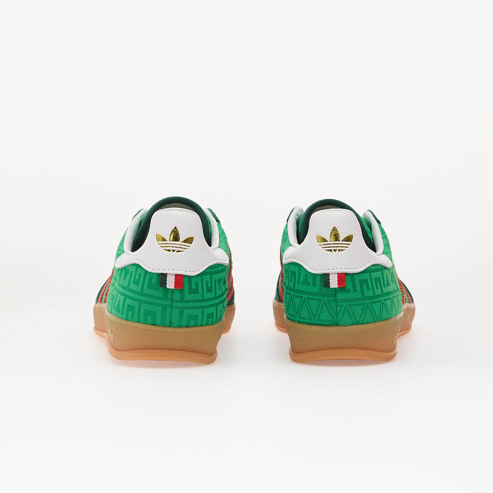 Men's sneakers and shoes adidas Gazelle Indoor Green/ Better Scarlet/ Collegiate Green