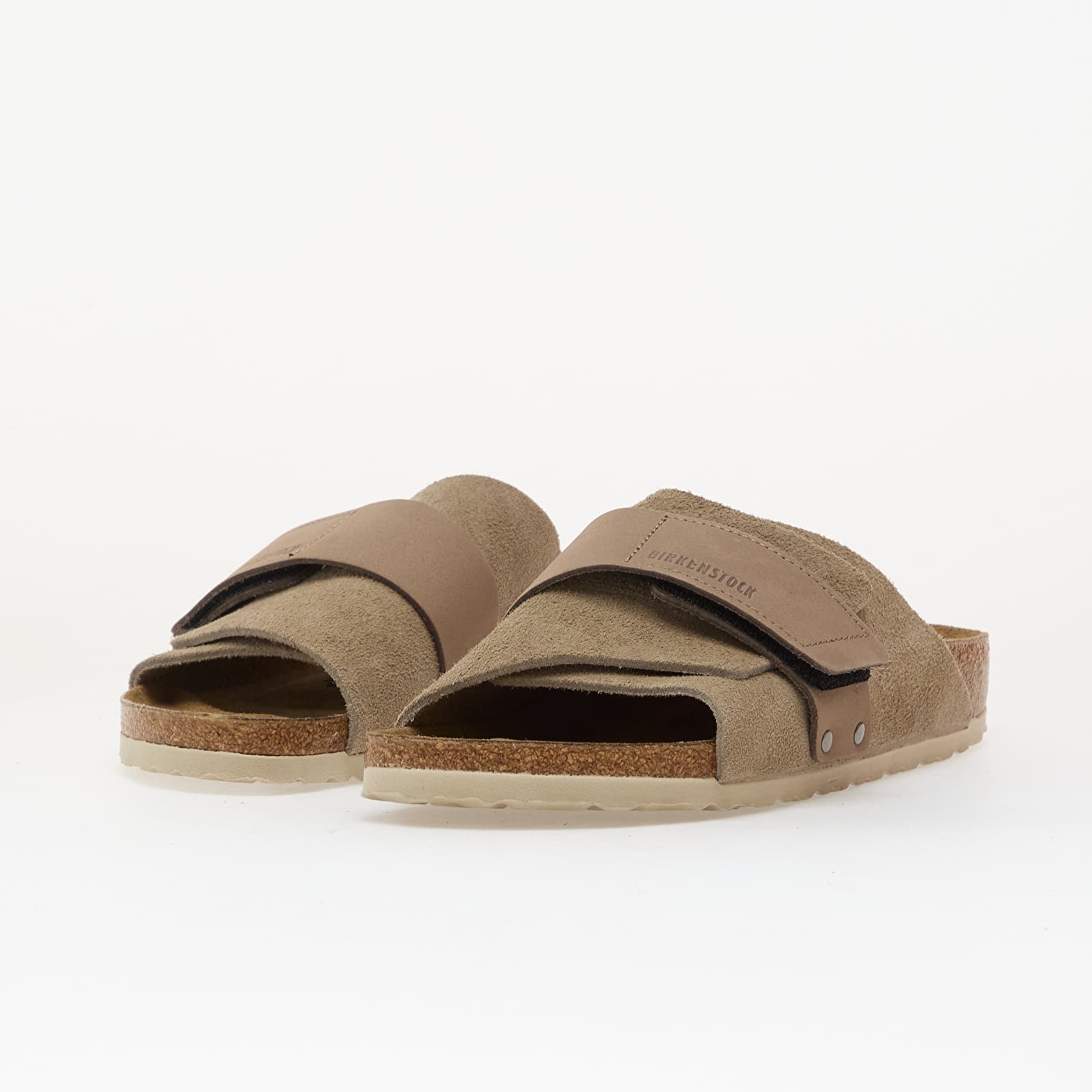 Sneakers og sko til mænd Birkenstock Kyoto Nubuck-Suede Leather Unisex Taupe