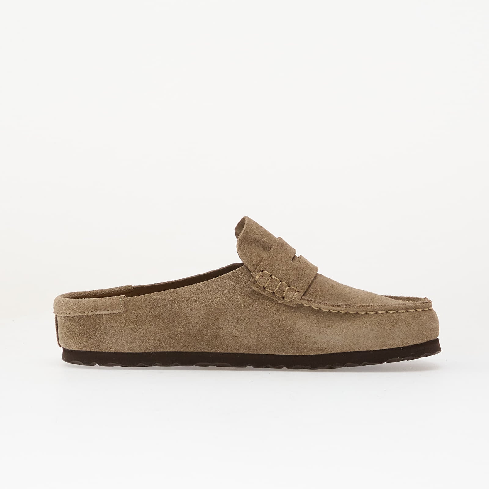 Men's sneakers and shoes Birkenstock Naples Wrapped Suede Leather Unisex Taupe