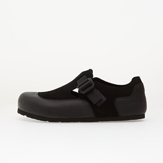 Birkenstock London Nova 2.0 Leather-Suede Unisex Black