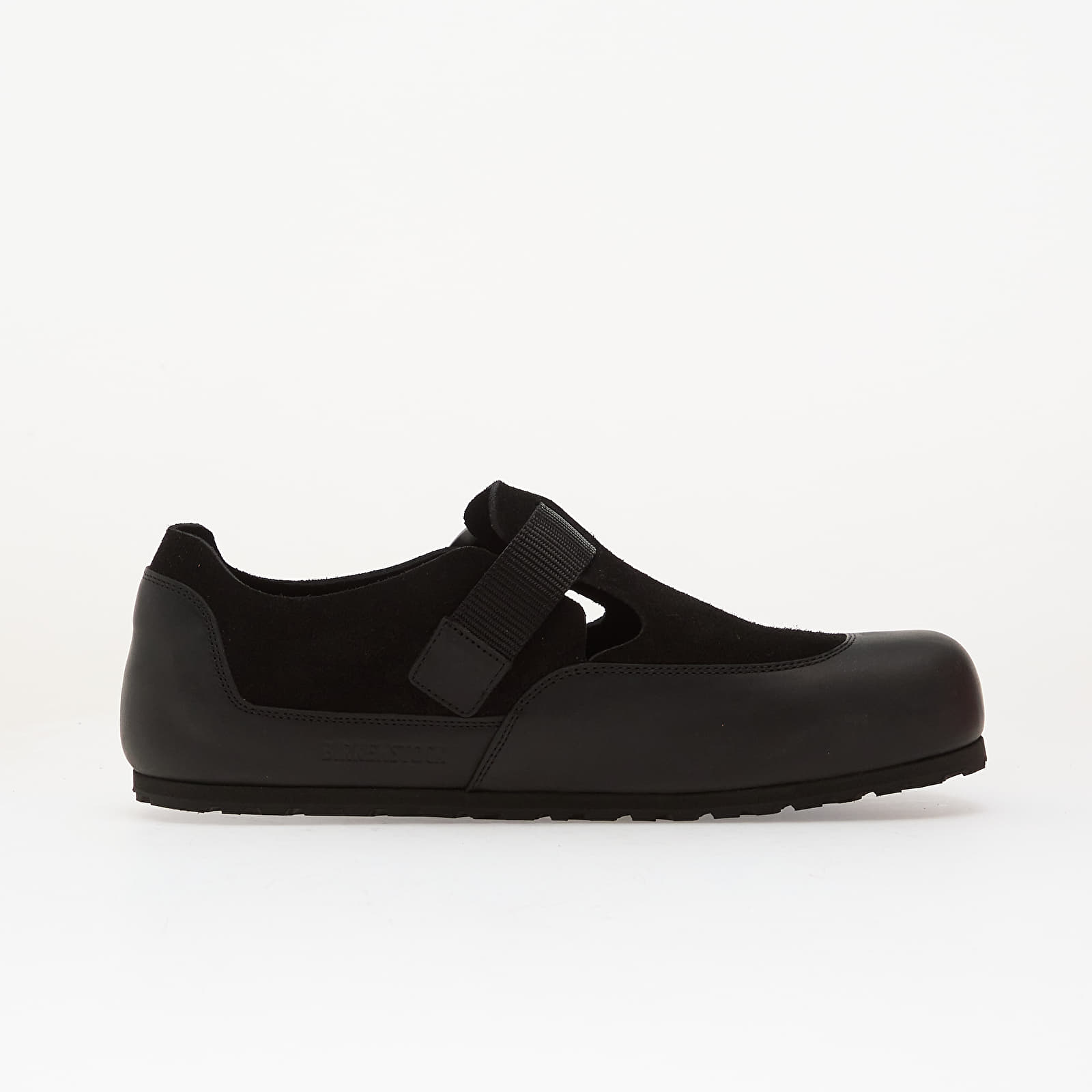 Scarpe uomo Birkenstock London Nova 2.0 Leather-Suede Unisex Black