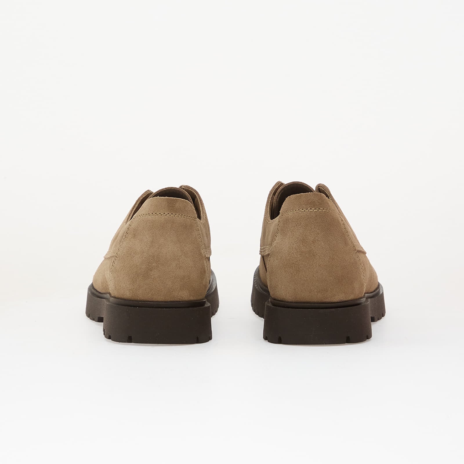 Scarpe uomo Birkenstock Highwood Moc Lace Low Suede Leather Gray Taupe