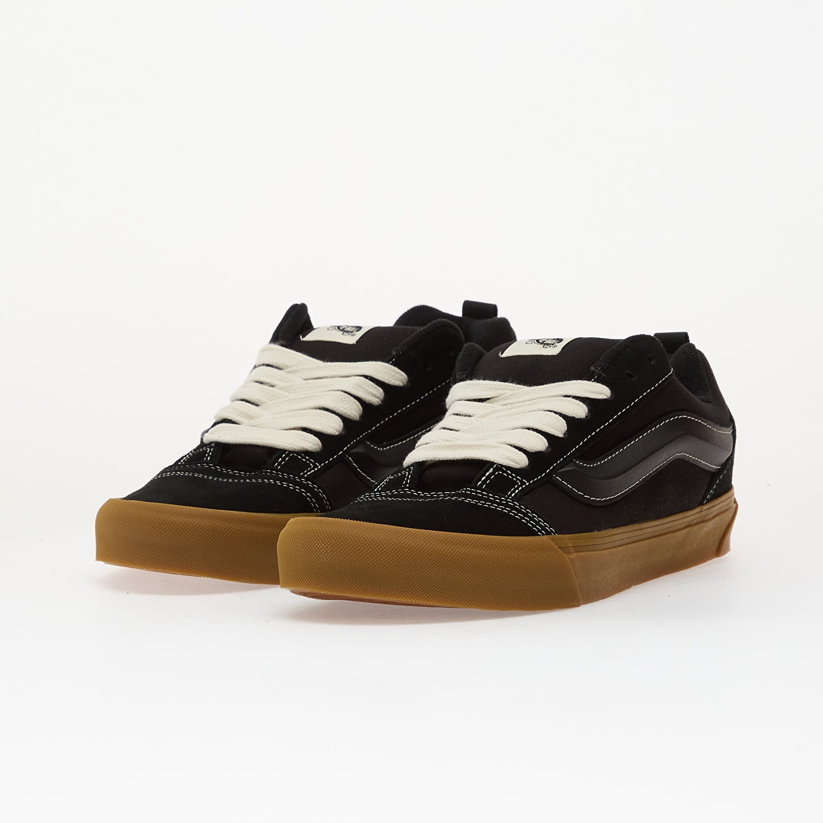 Joggesko og sko for menn Vans Knu Skool Gum Black