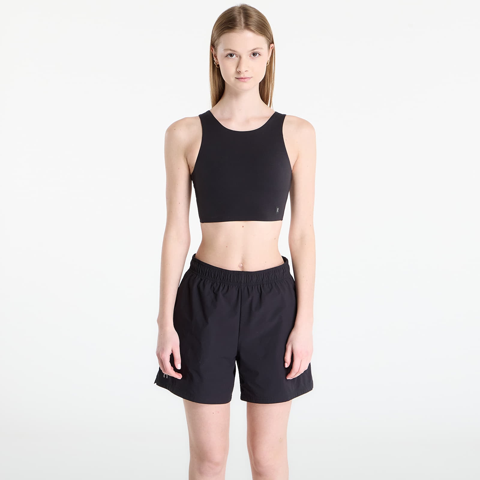 Women's T-shirts On Core 2-in-1 Crop Black