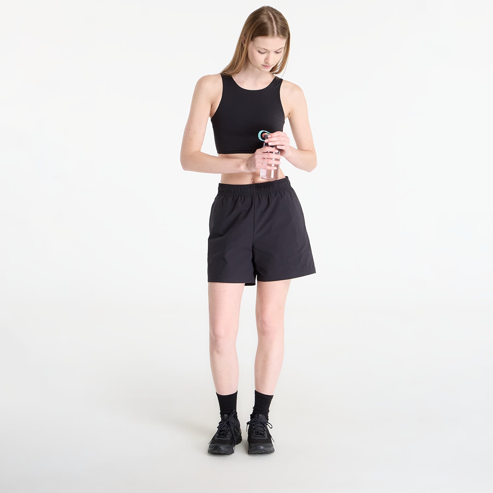 Women's T-shirts On Core 2-in-1 Crop Black