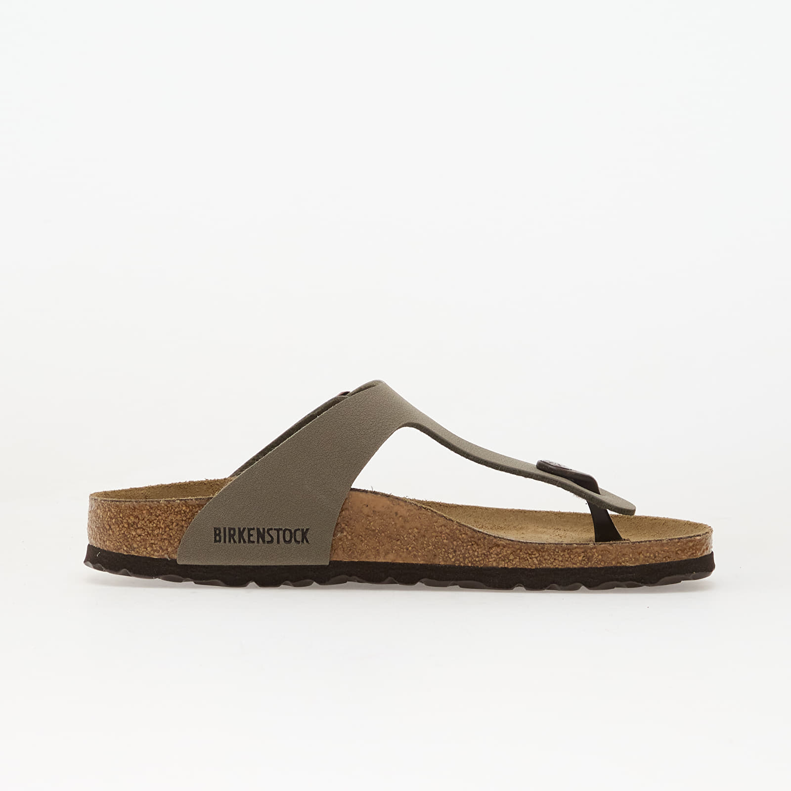 Scarpe uomo Birkenstock Gizeh Birkibuc Unisex Stone