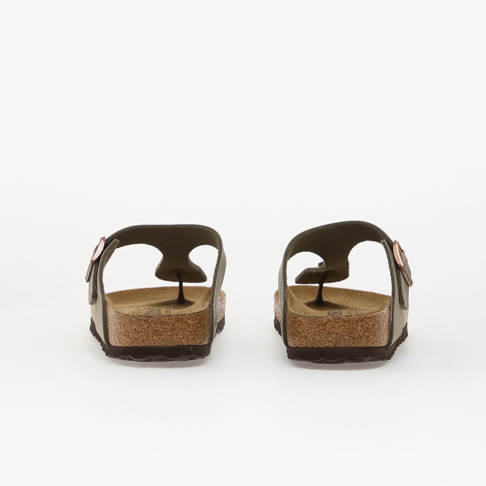 Scarpe uomo Birkenstock Gizeh Birkibuc Unisex Stone