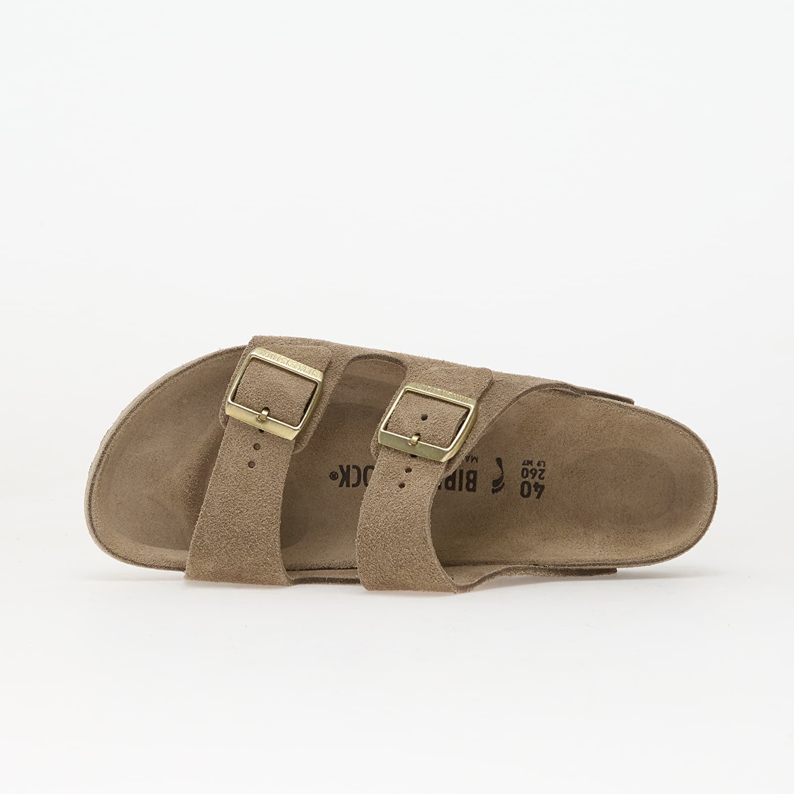 Pánské tenisky a boty Birkenstock Arizona Suede Leather Unisex Allover Taupe