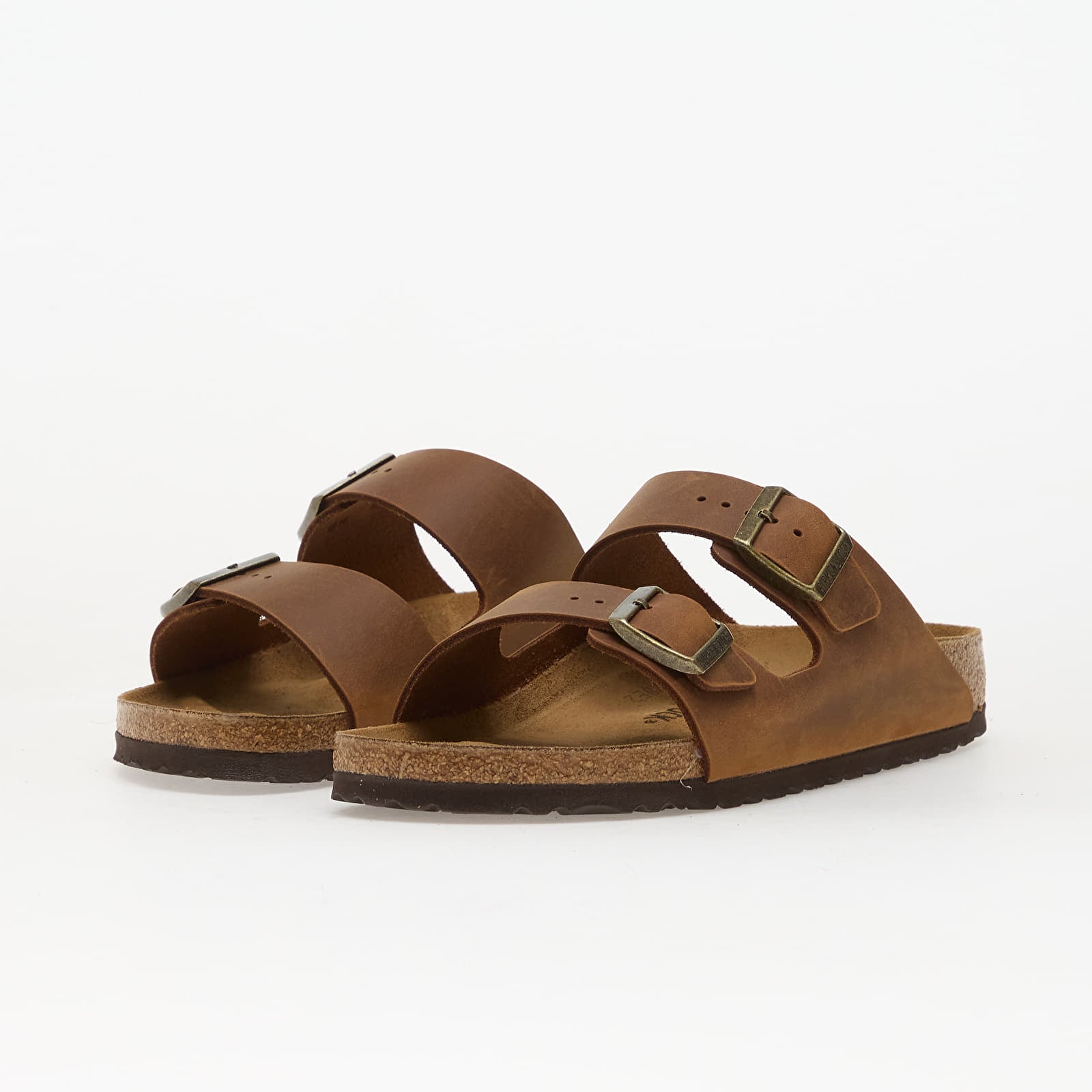 Pánské tenisky a boty Birkenstock Arizona Oiled Leather Unisex Cognac