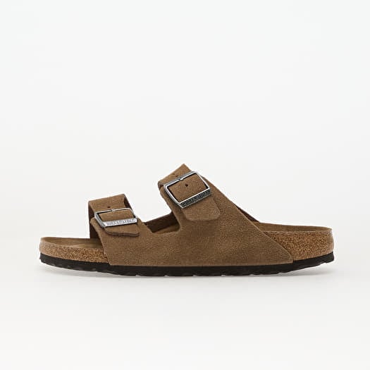 Birkenstock Arizona Soft Footbed Suede Leather Unisex Dark Tea Tonal