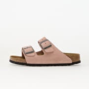 Birkenstock Arizona Suede Leather Unisex Pink Clay
